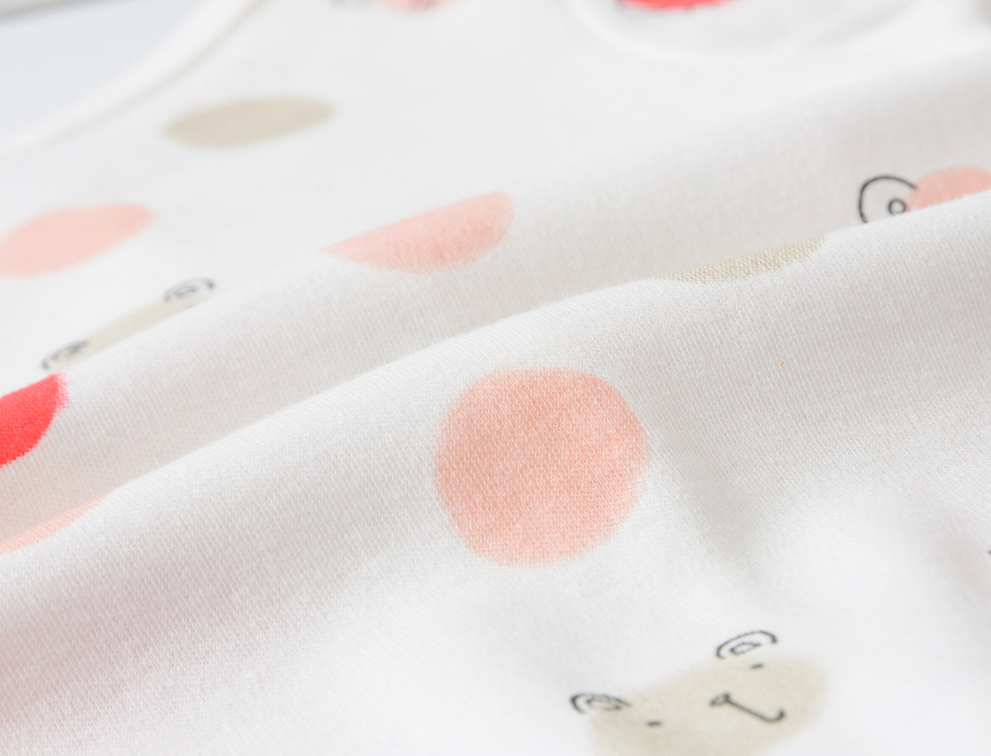 footed romper dots and animals at titchytastic.com