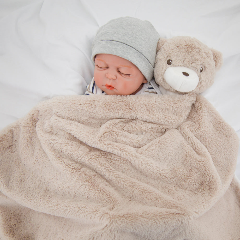 Cozy Blanket cute Bear at titchytastic