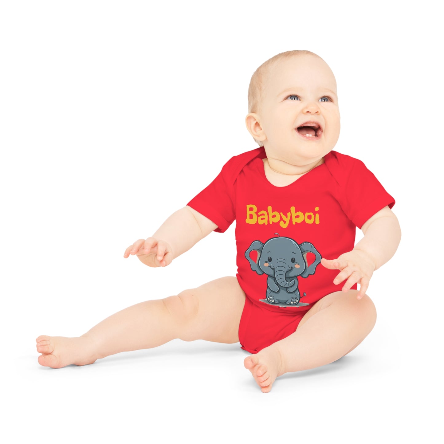 Supersüßer Babybody "Babyboi" | Onesie | Babybodie | Geschenkidee | BioBaumwolle