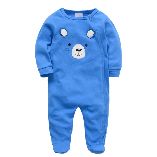 footed Romper babybear at titchytastic