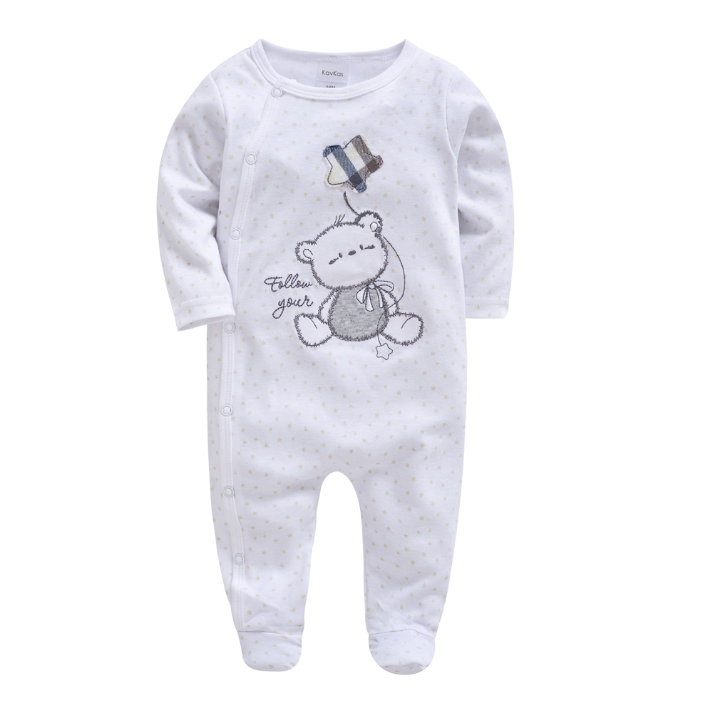 footed romper with follow your dreams design at titchytastic