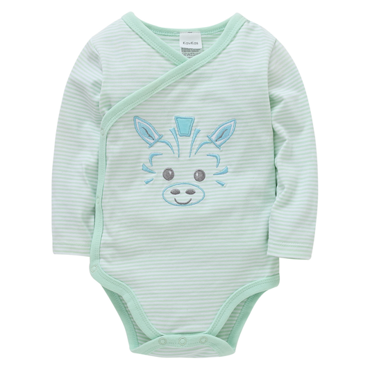 wrapover bodysuit zebra at titchytastic.com