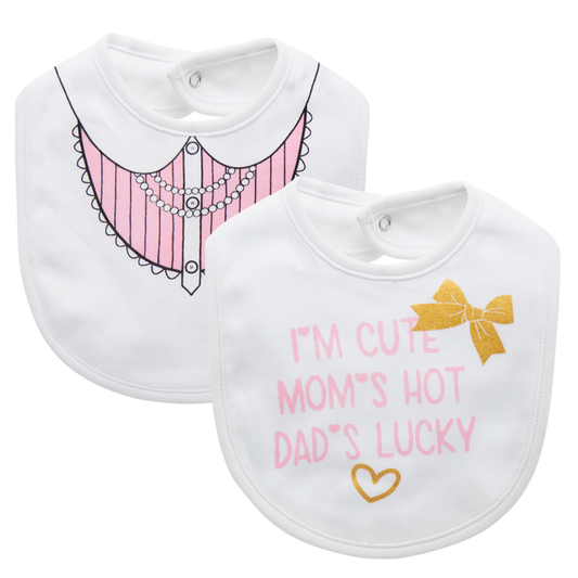 dribble bib two pieces at titchytastic