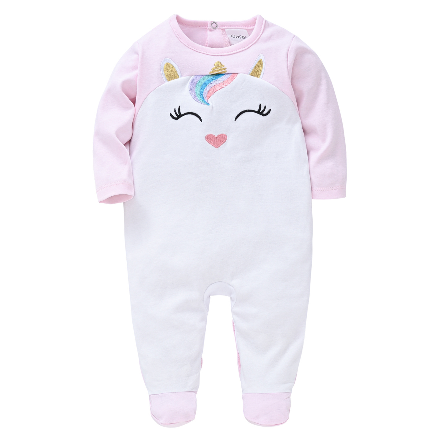 footed romper unicorn at titchytastic