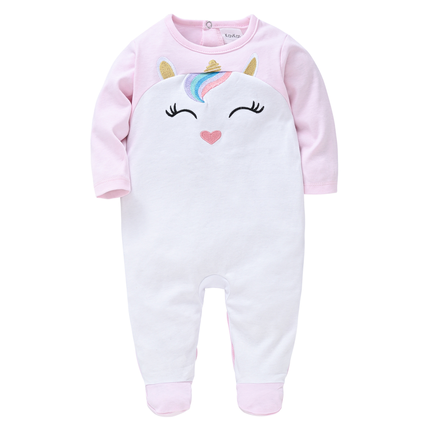 footed romper unicorn at titchytastic