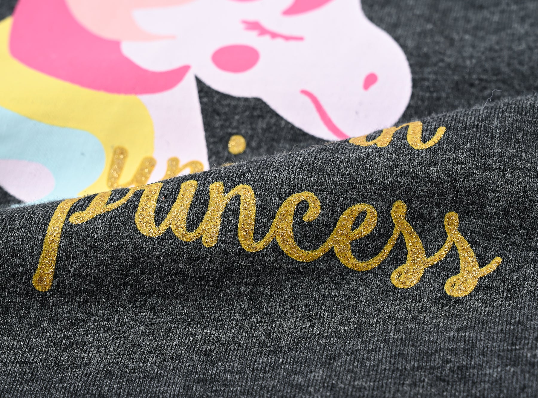 baby sleepsuit unicorn princess at titchytastic