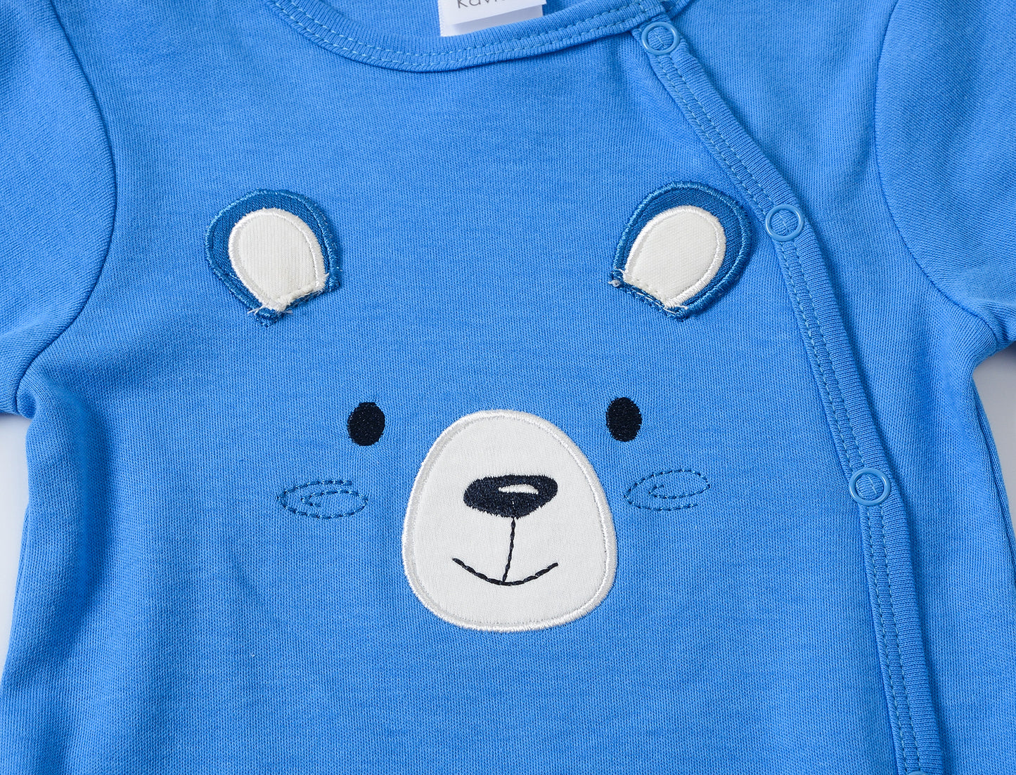 footed Romper babybear at titchytastic