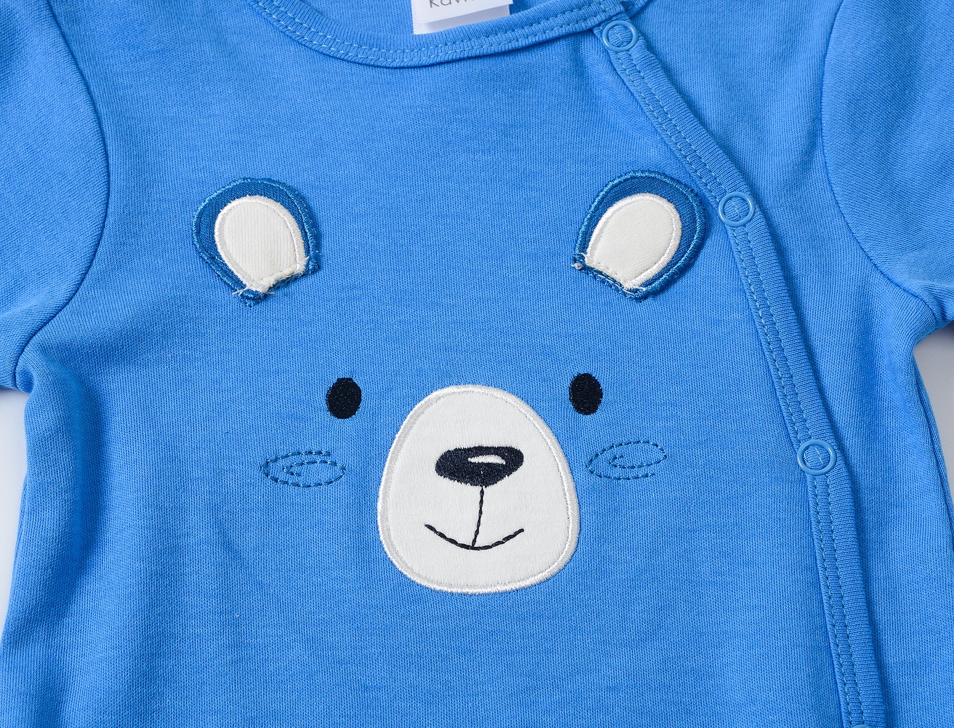 footed Romper babybear at titchytastic