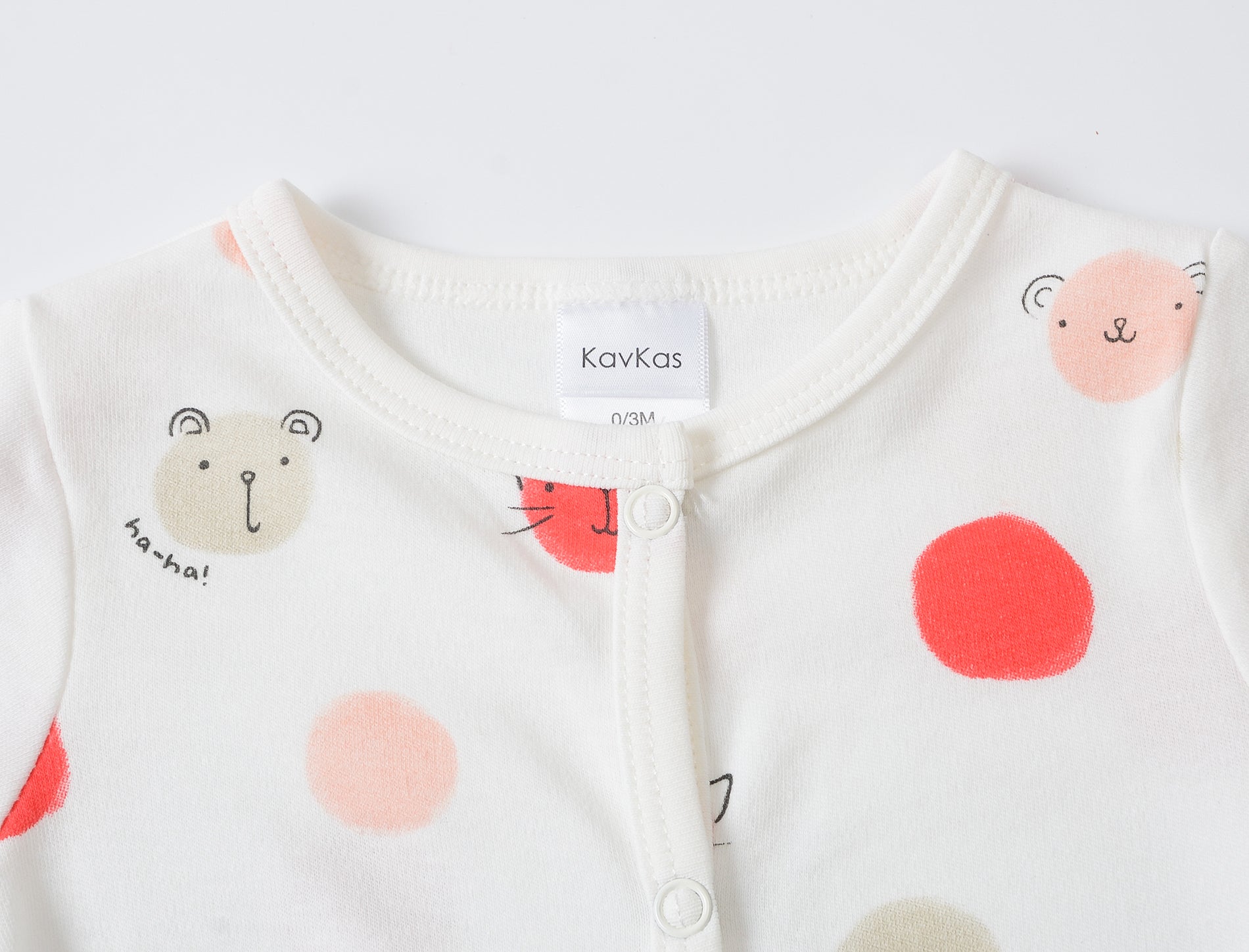 footed romper dots and animals at titchytastic.com
