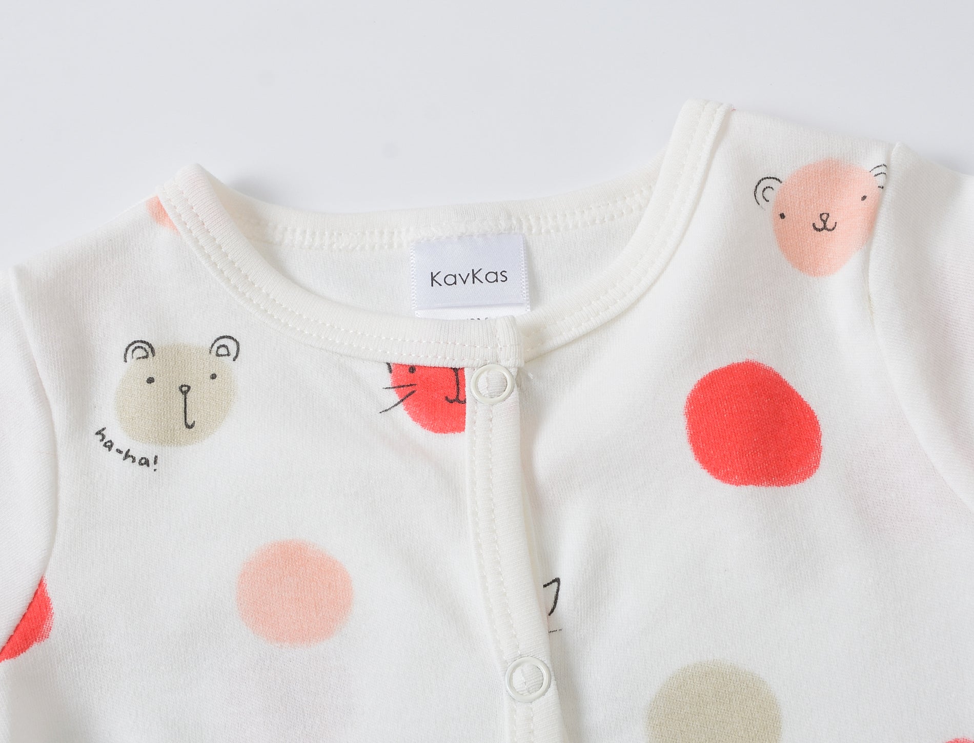 footed romper dots and animals at titchytastic.com