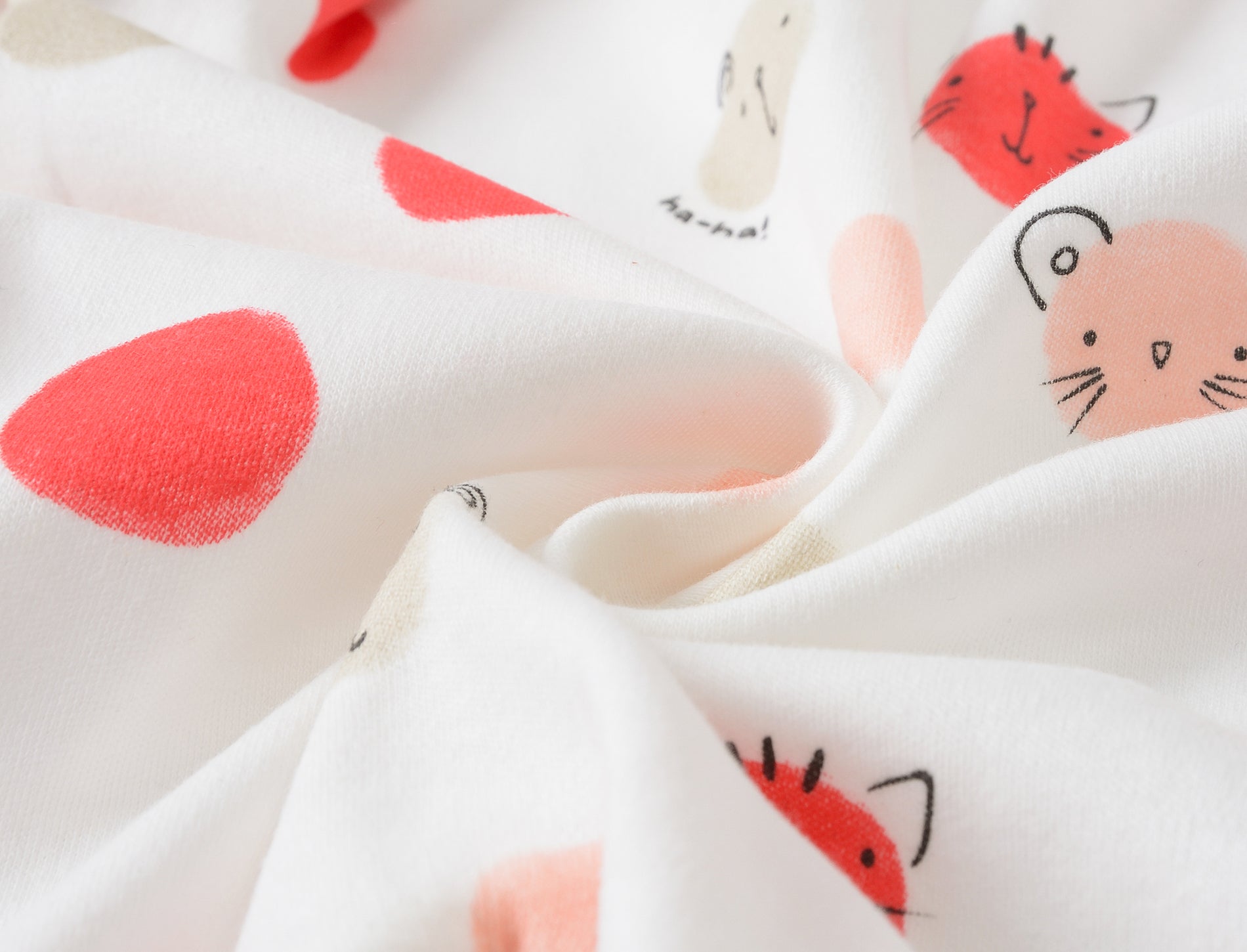 footed romper dots and animals at titchytastic.com