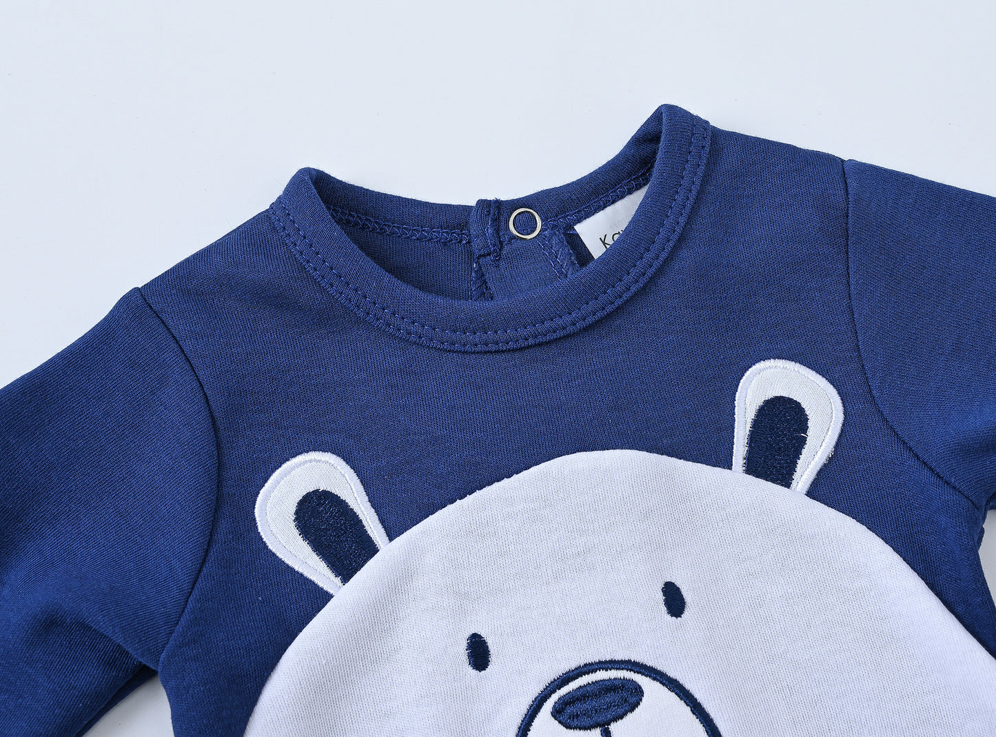 footed romper cozy bear at titchytastic.com