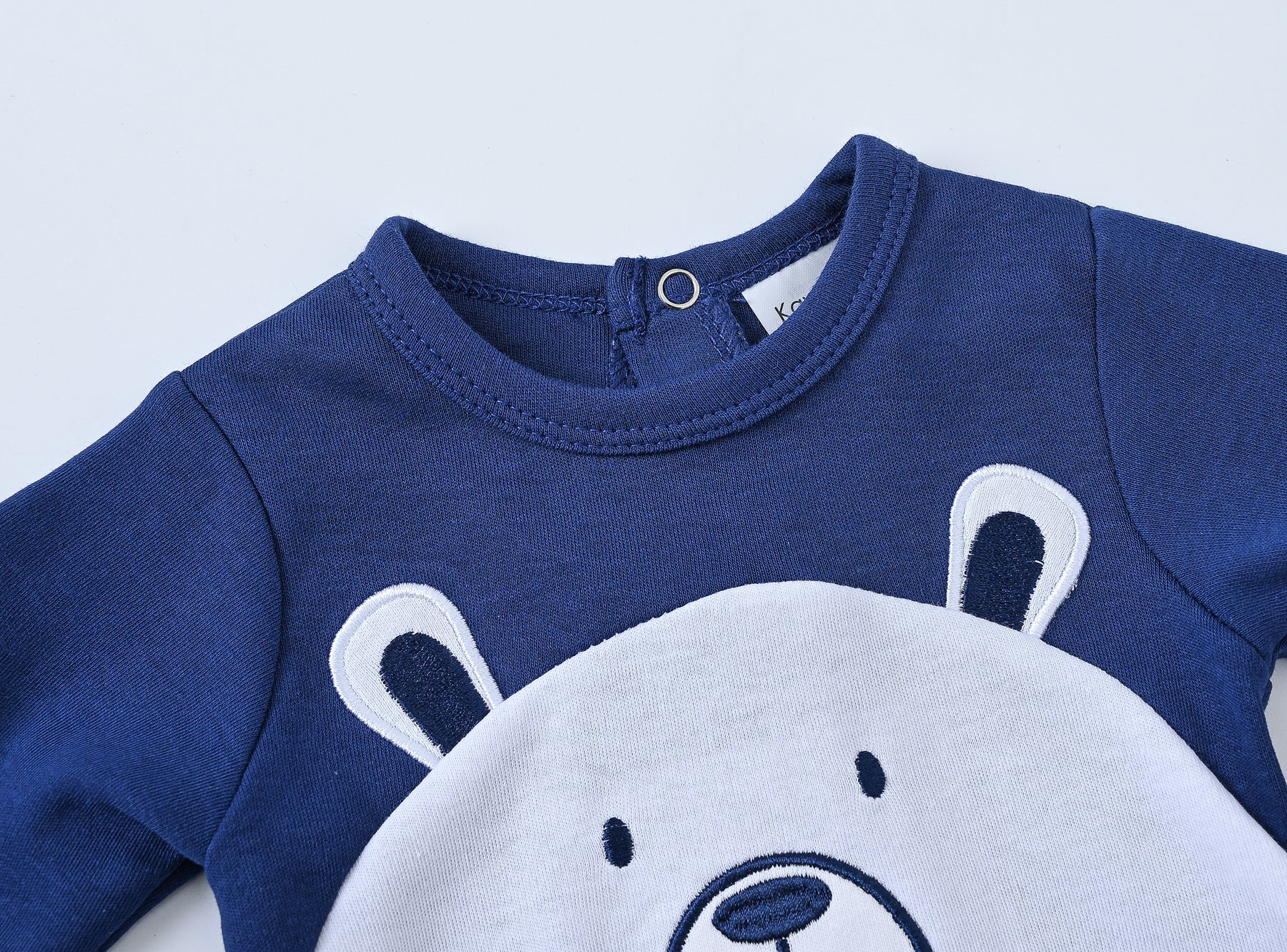 footed romper cozy bear at titchytastic.com