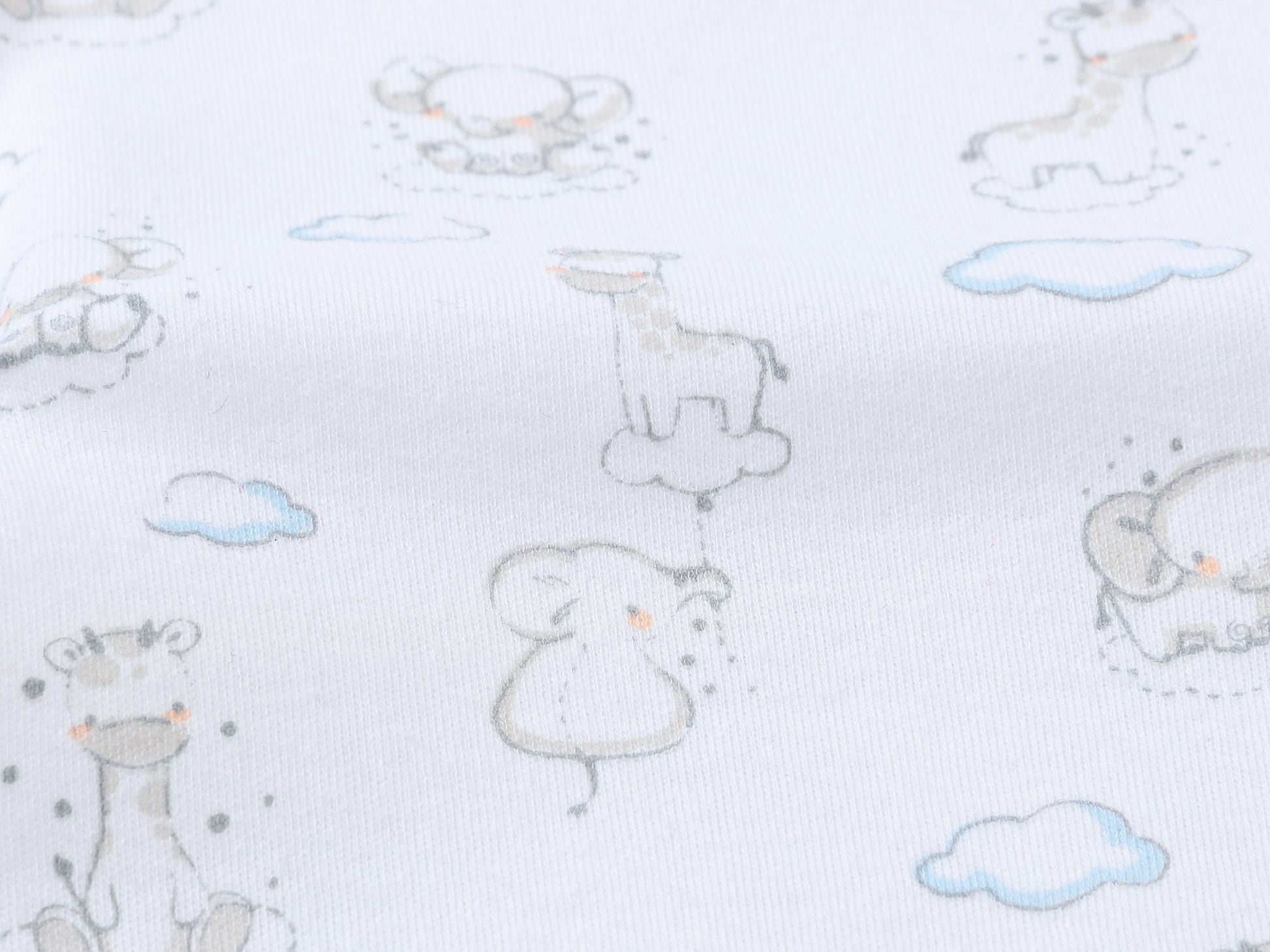 Baby Body Cloudy and cute animals design at titchytastic